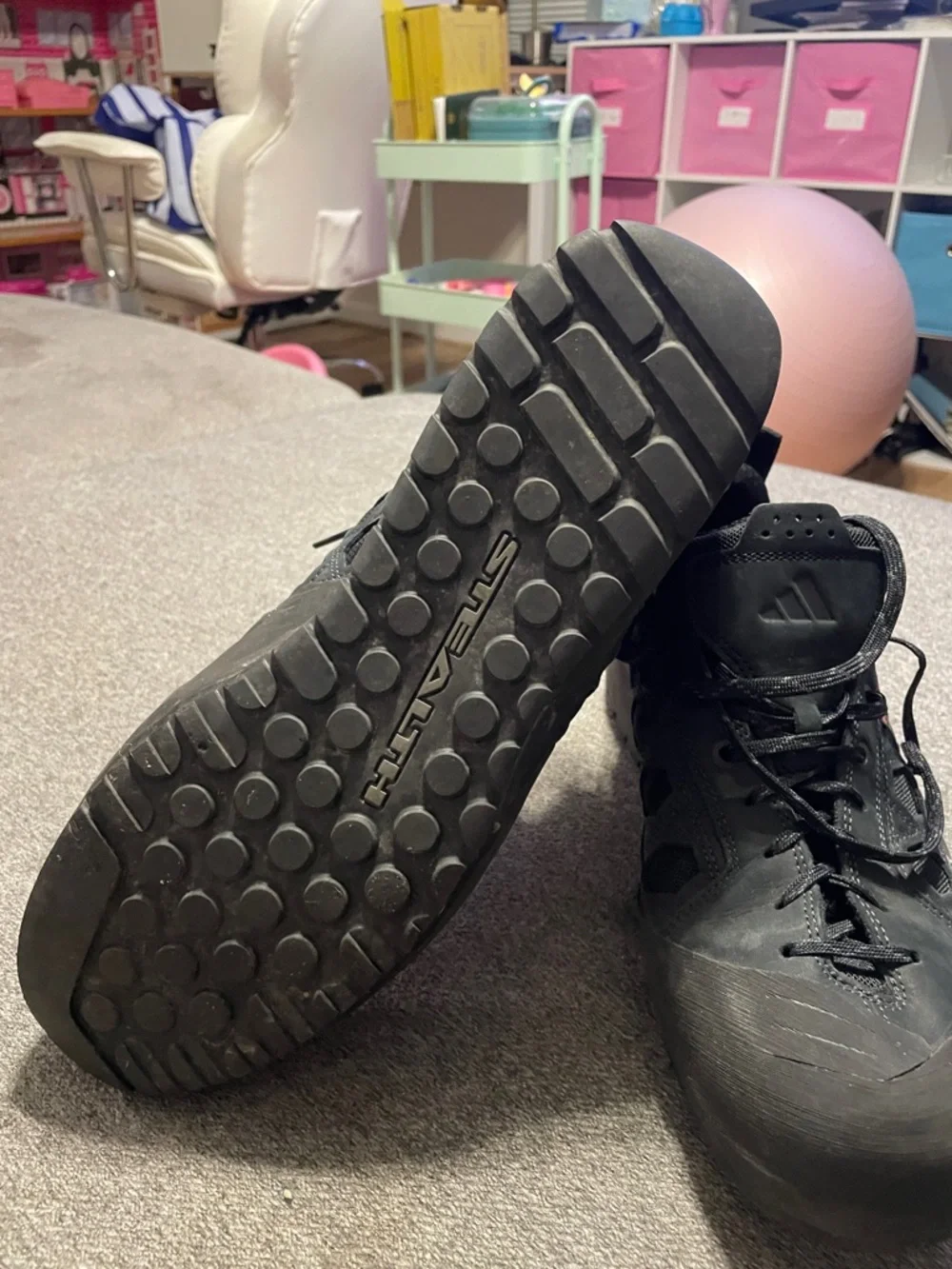 adidas Men's Black Athletic Trail Shoes